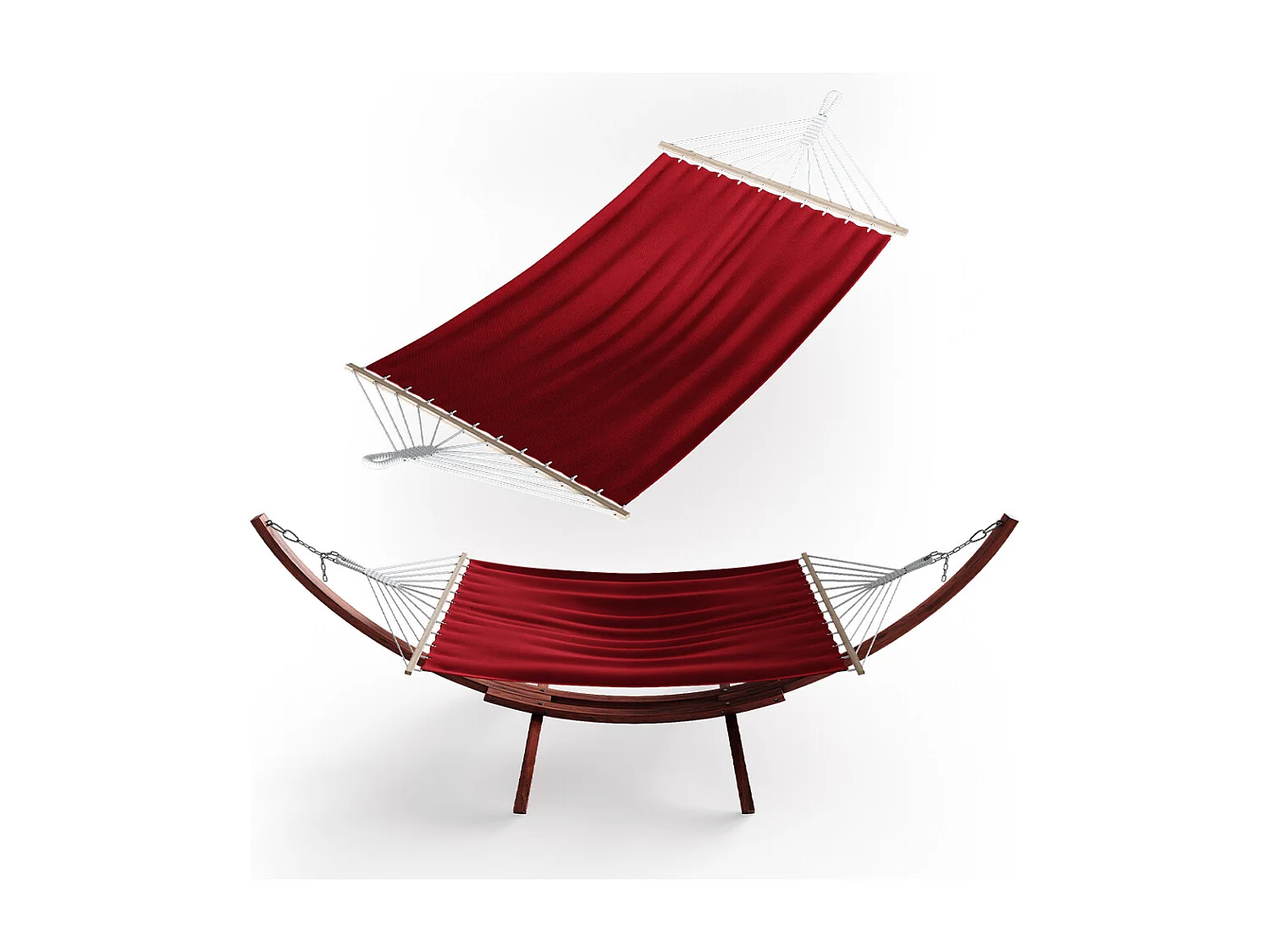 Hamac rouge 190x120x190