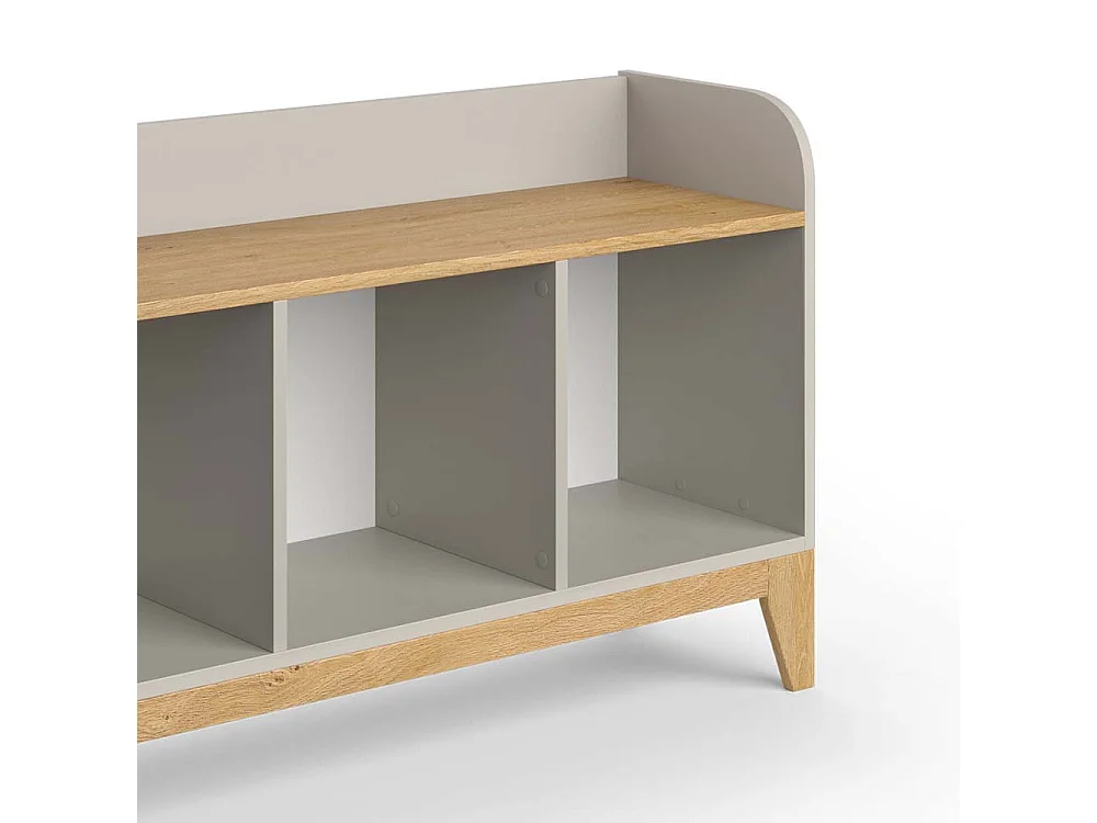 Panca per bambini quercia cashmere 107.2x30.6x63.8 malia