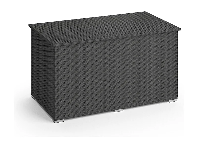Coffre pour coussins anthracite 146x83x80