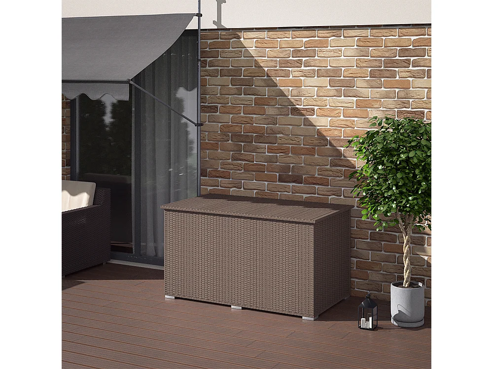 Scatola per cuscini marrone 146x83x80