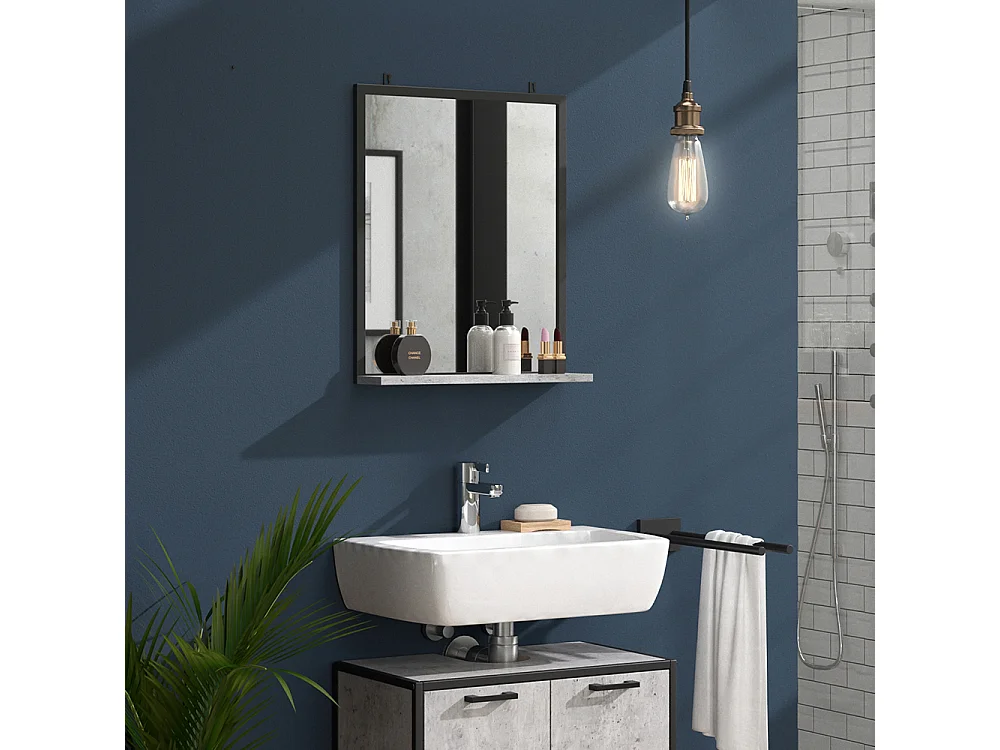 Miroir mural béton 50x12x60 fyrk