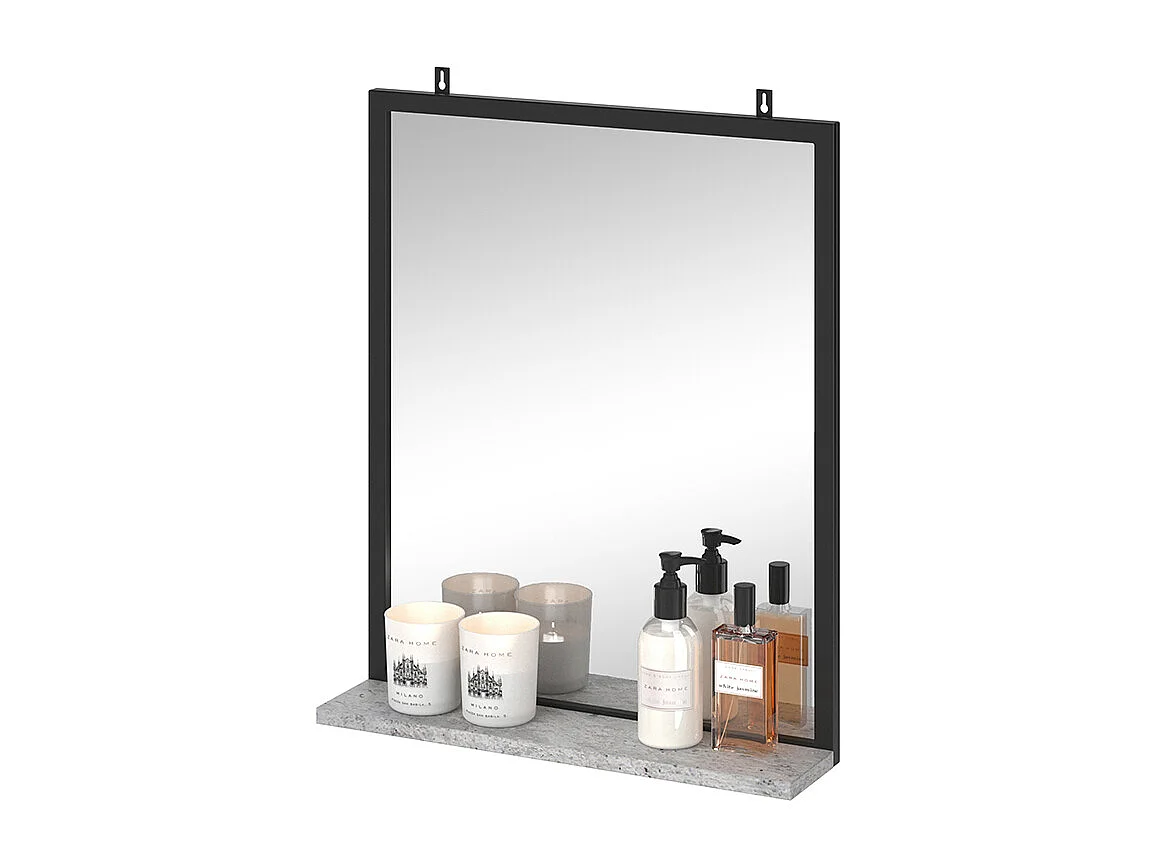 Miroir mural béton 50x12x60 fyrk