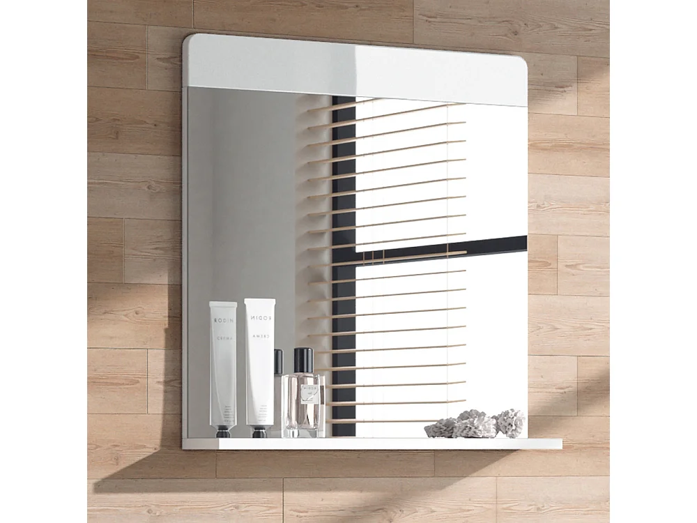 Specchio bagno bianco 60x12x62 izan