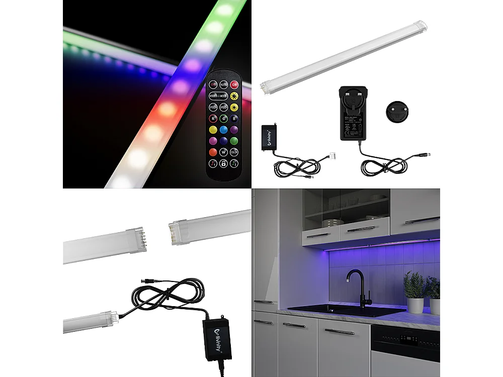 Taśma LED biały 400x1.5x1.5