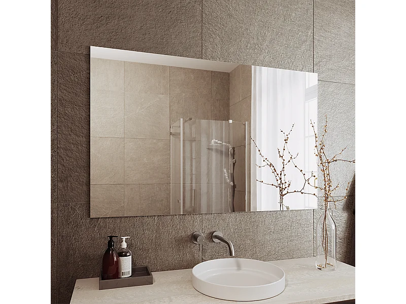 Miroir mural blanc 4x111x70 viola