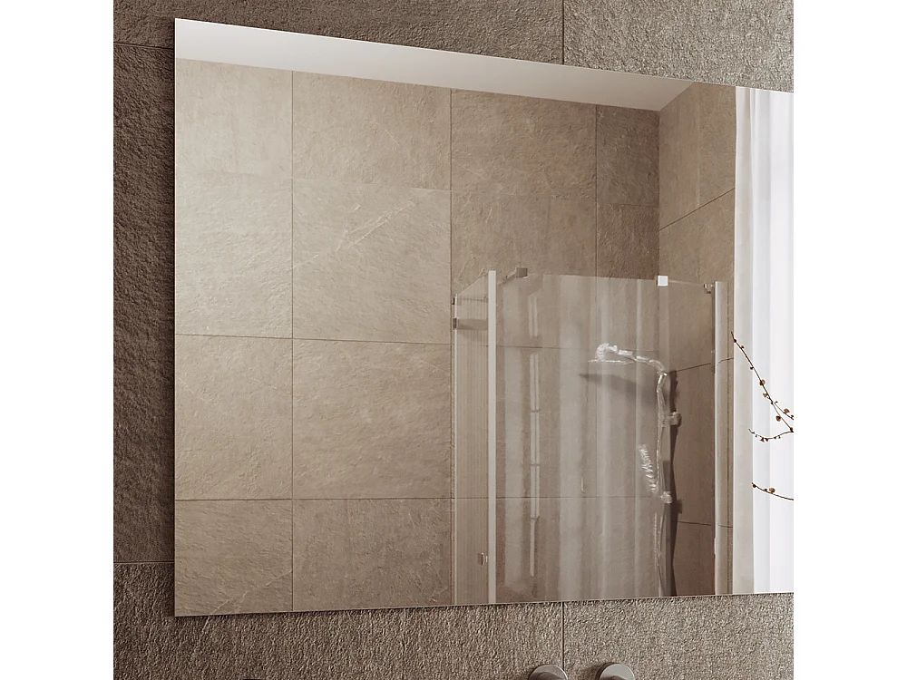Miroir mural blanc 4x111x70 viola