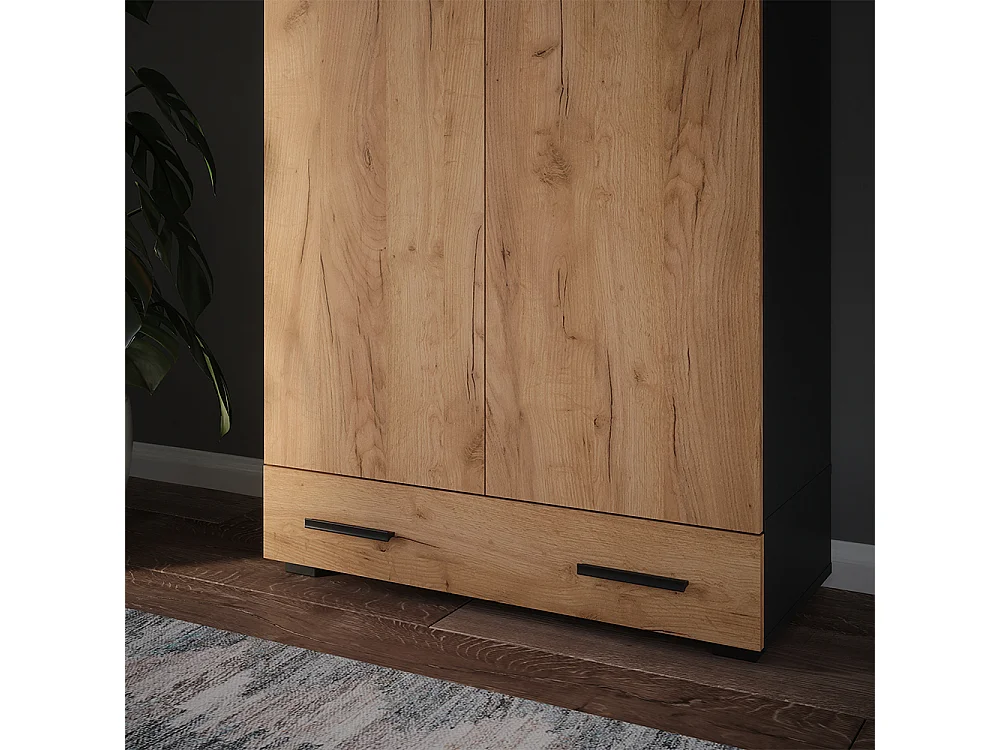 Módulo adicional antracita/roble dorado 80x37x17.4 ingo