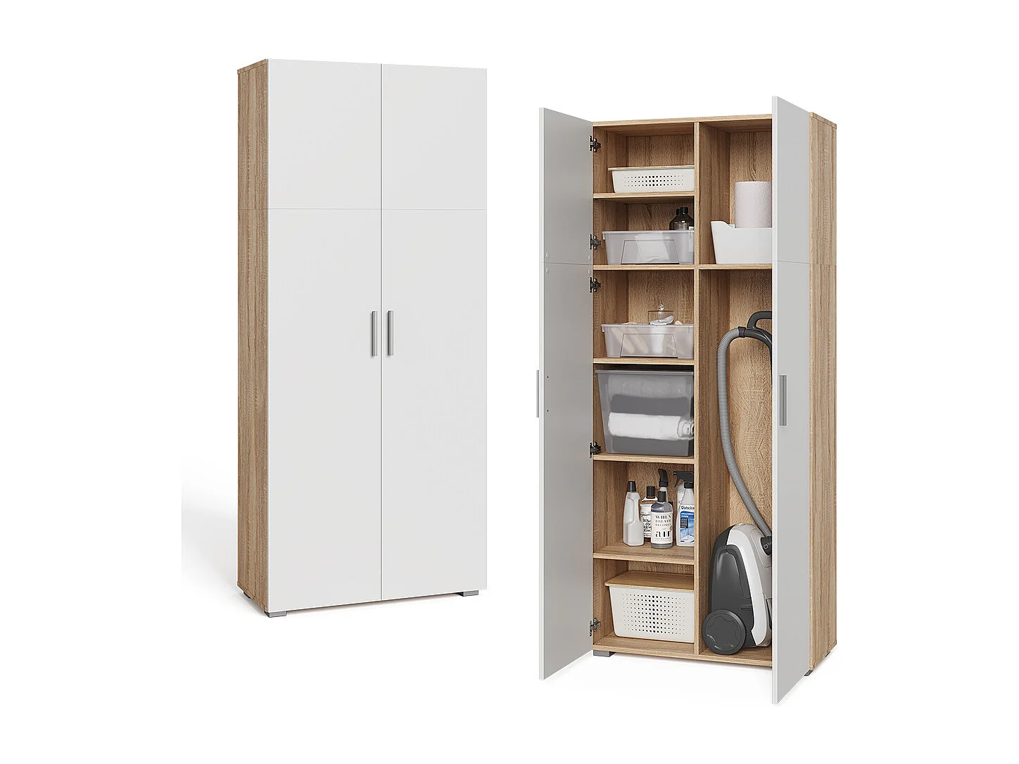 Étagère à dossiers sonoma 80x37x182.4 ingo