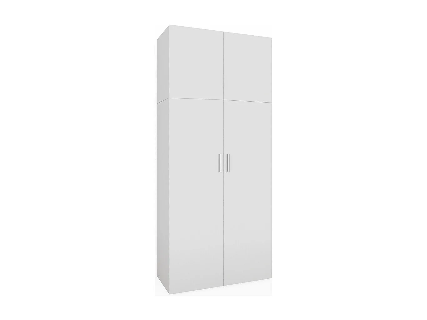 Étagère à dossiers blanc 80x37x182.4 frank