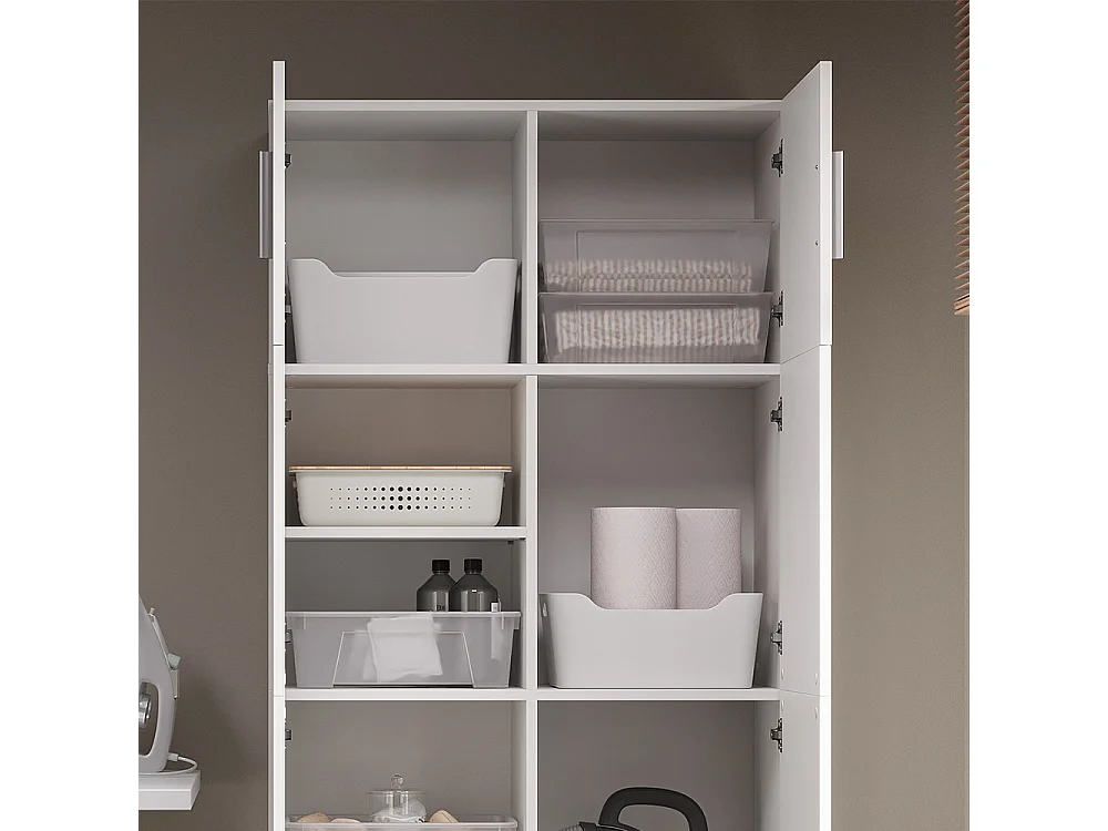 Étagère à dossiers blanc 80x37x182.4 ingo