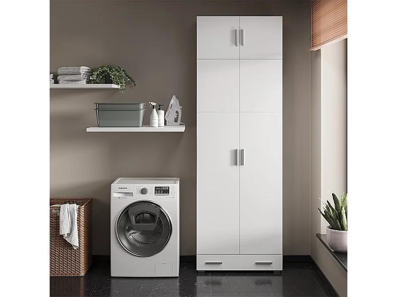 Scaffale per file bianco 80x37x182.4 ingo