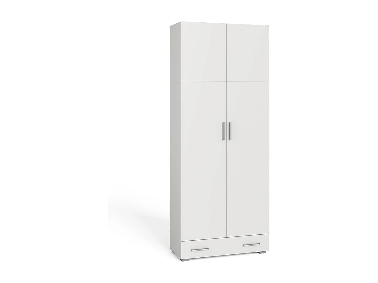 Étagère à dossiers blanc 80x37x182.4 frank