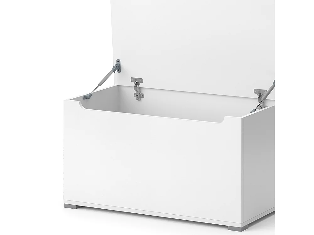 Baúl de juguetes blanco 85x46.2x63.7 arno