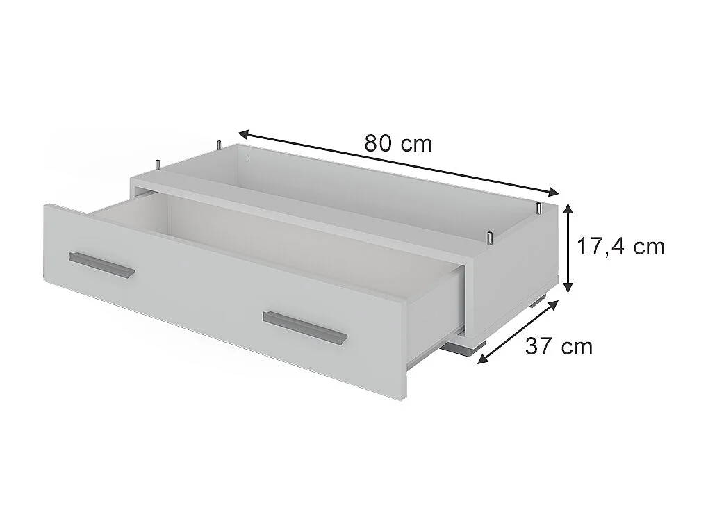 Module dextension blanc 80x37x17.4 frank
