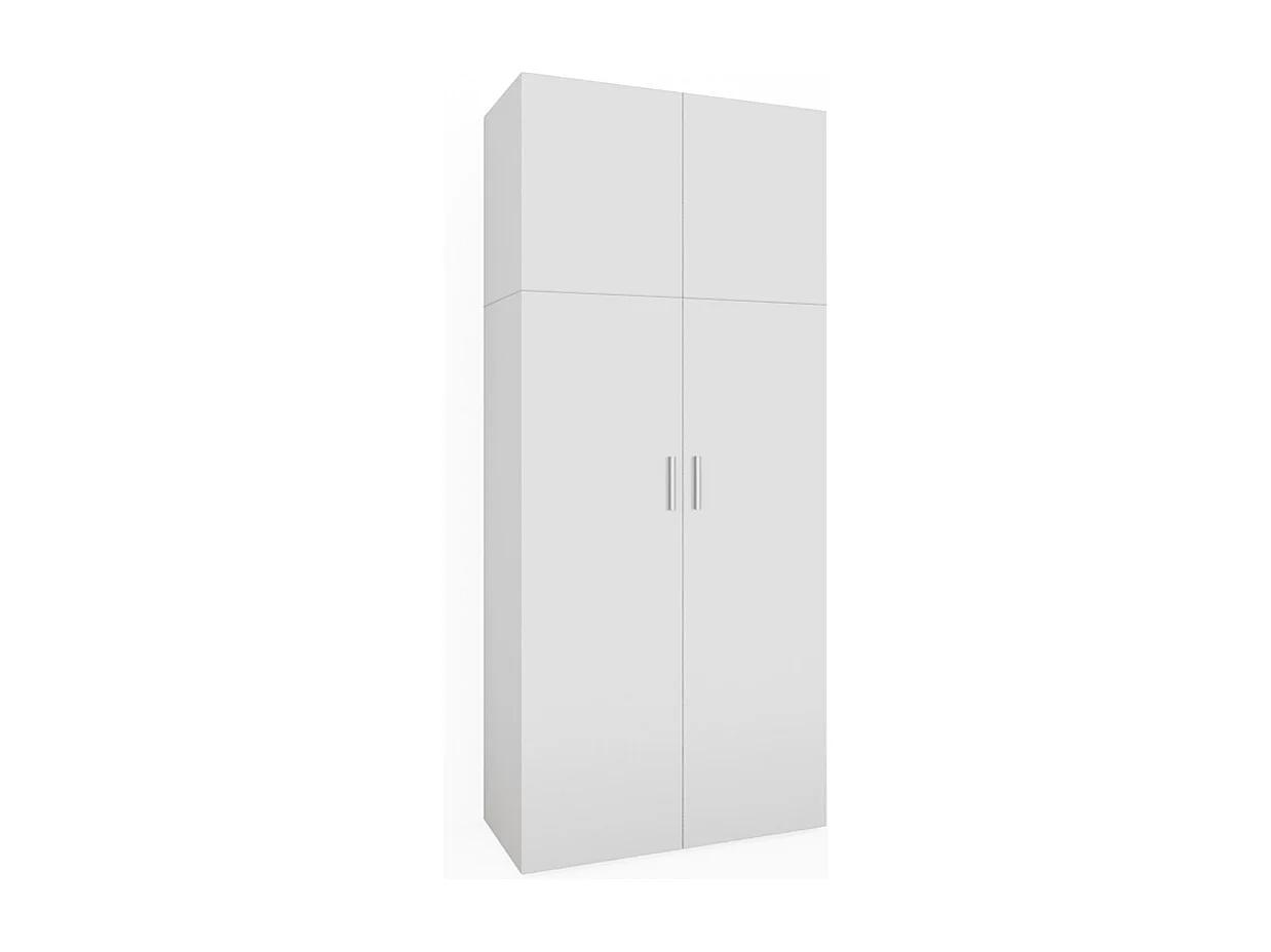 Étagère à dossiers blanc 80x37x182.4 ingo