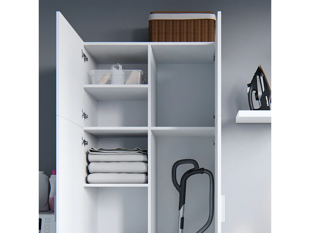 Étagère à dossiers blanc 80x37x182.4 ingo