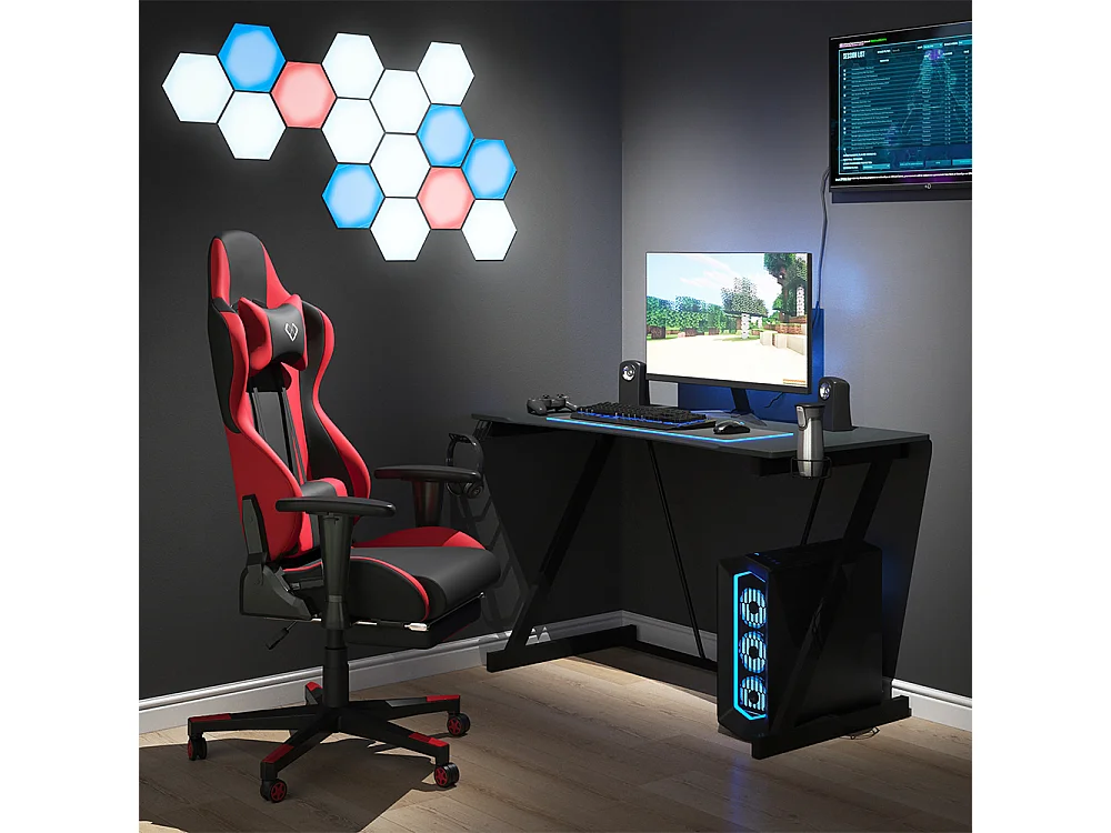 Table de jeu anthracite 120x60x75 hudson