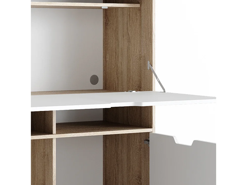 Escritorio secretario sonoma 110x45x140 berdi