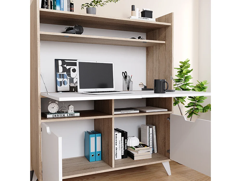 Secrétaire bureau sonoma 110x45x140 berdi