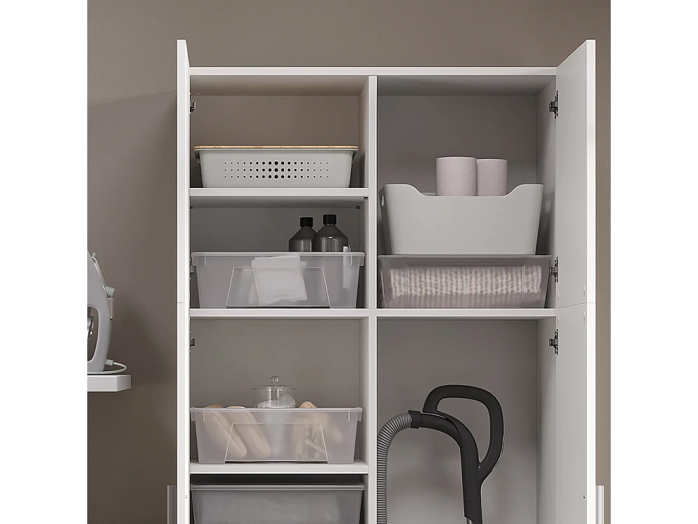 Étagère à dossiers blanc 80x37x182.4 ingo