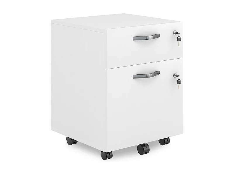 Caisson roulant blanc 40x41.5x53 bregenz