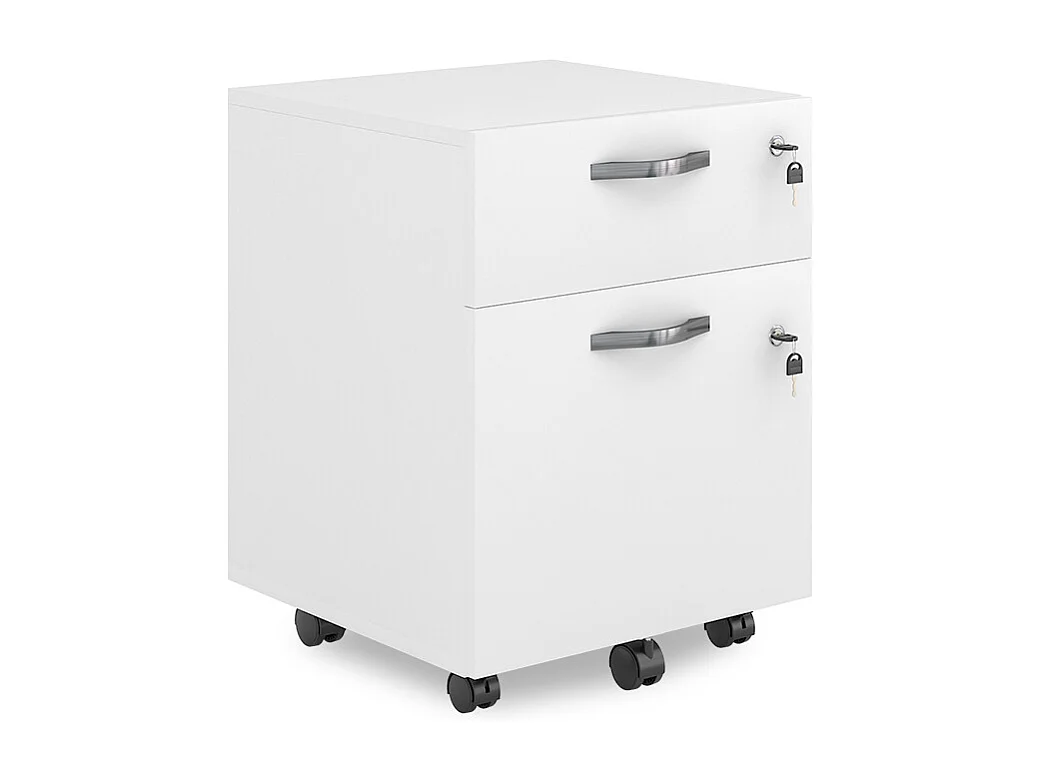 Caisson roulant blanc 40x41.5x53 bregenz