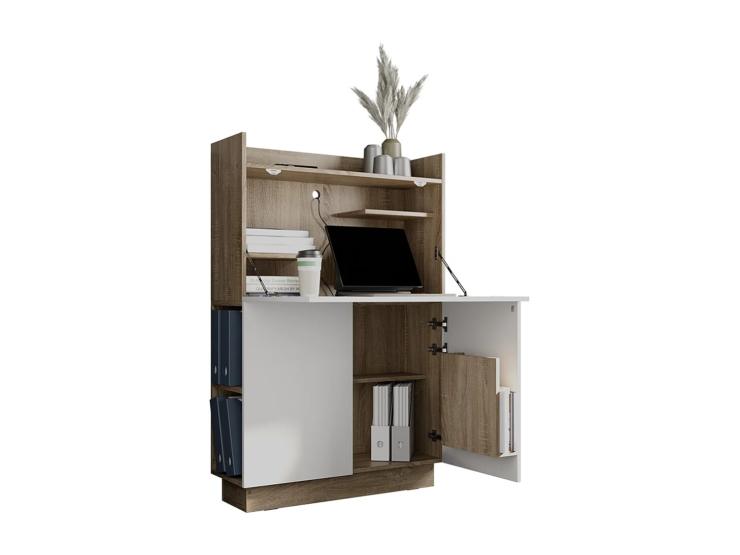 Secrétaire bureau sonoma 85x27x118.9 alena
