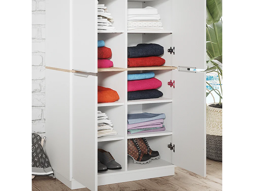 Estantería para carpetas blanco/sonoma 82x50x179 betti