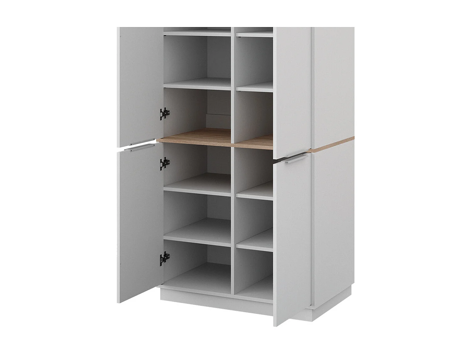 Estantería para carpetas blanco/sonoma 82x50x179 betti