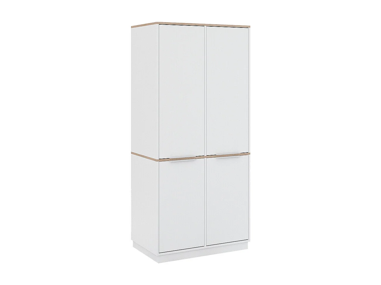 Étagère à dossiers blanc/sonoma 82x50x179 betti