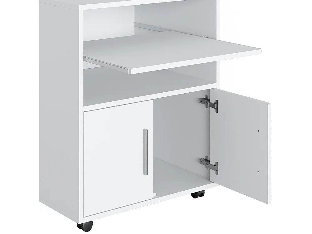 Caisson roulant blanc 48.4x60.2x74.4 novak