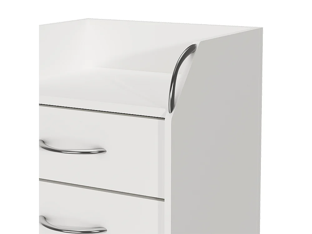 Caisson roulant blanc 36x40x65 gwendolyn