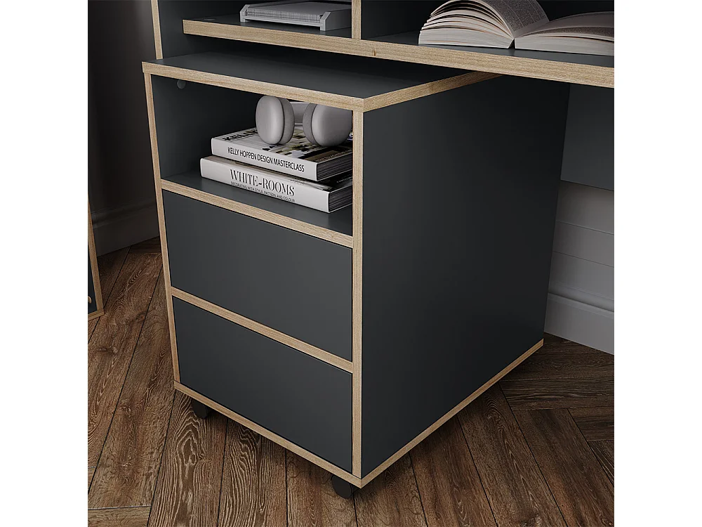 Caisson roulant anthracite 42x55x60.5 tetrix