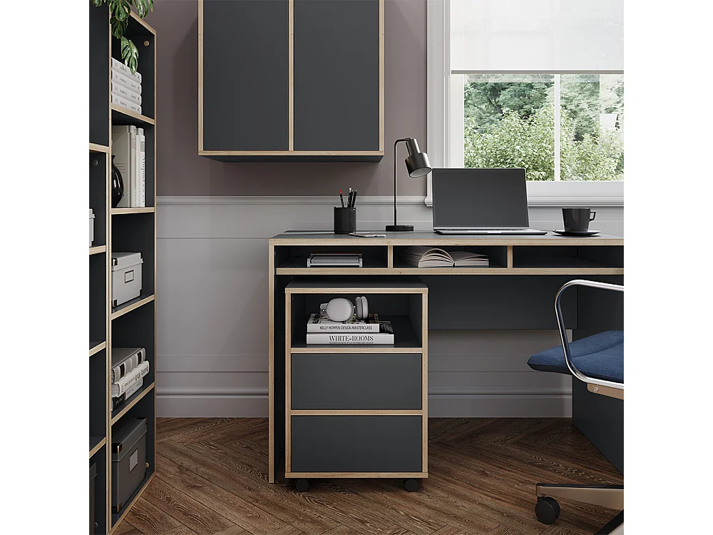 Caisson roulant anthracite 42x55x60.5 tetrix