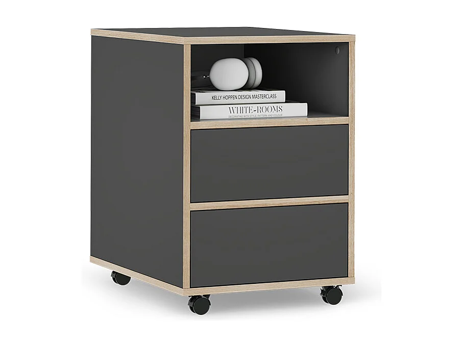 Caisson roulant anthracite 42x55x60.5 tetrix