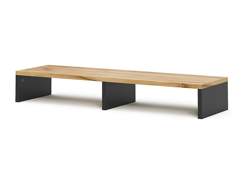 Monitorständer anthrazit/goldkraft eiche 80x23.5x12 tomy