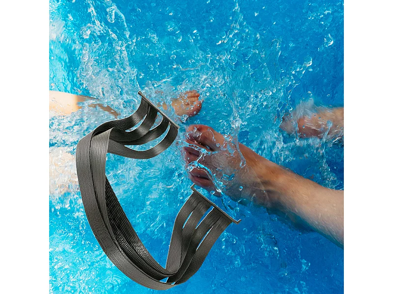 Chauffage solaire noir 600x120x6