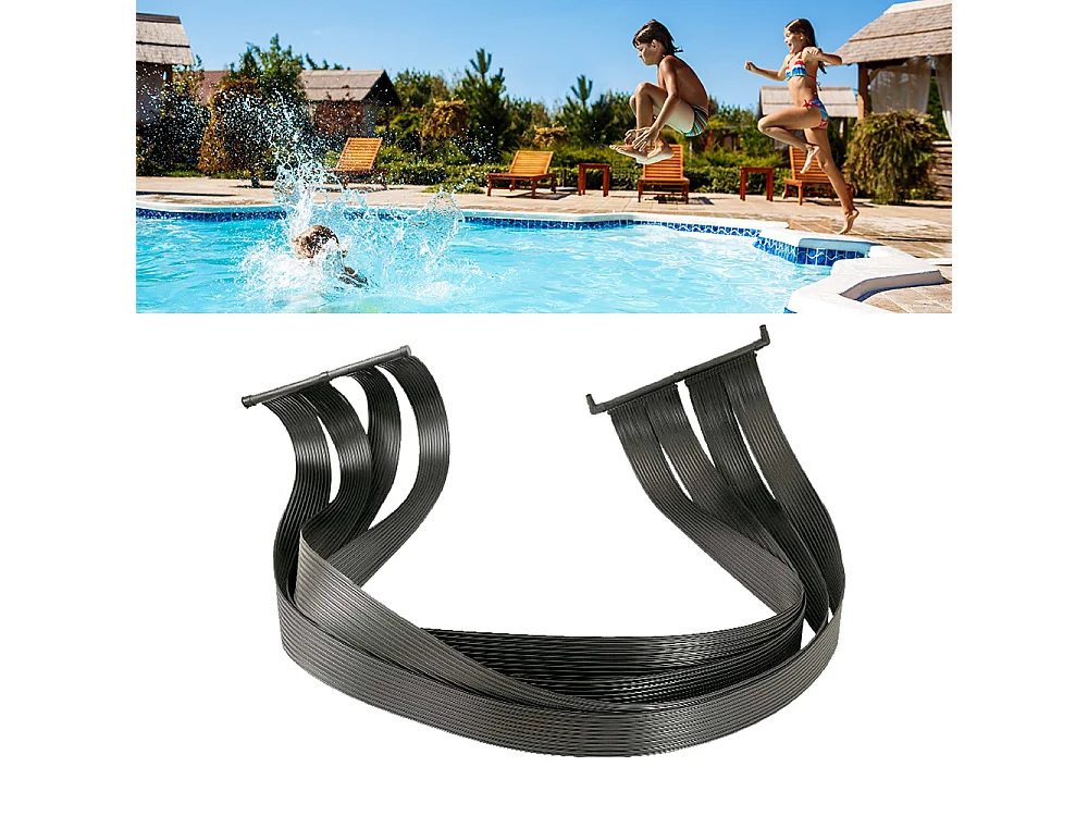 Ogrzewanie solarne czarny 600x120x6