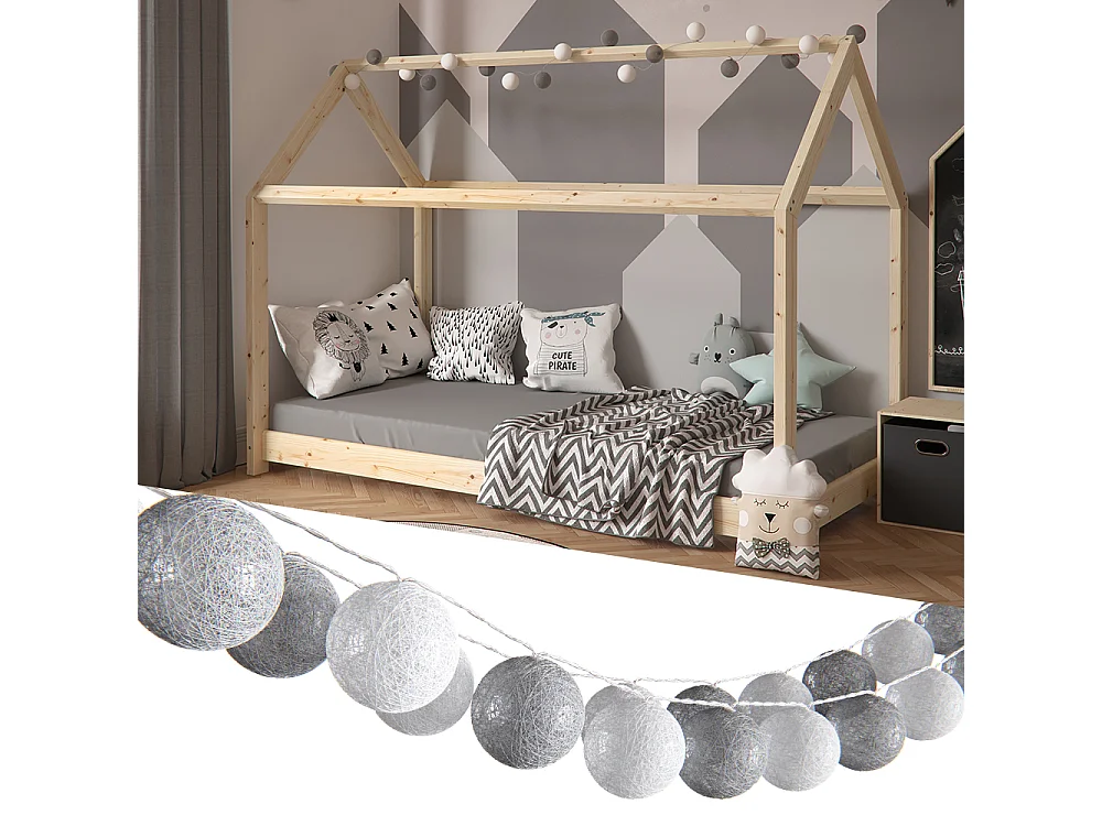 Guirlande lumineuse gris 310x310x310