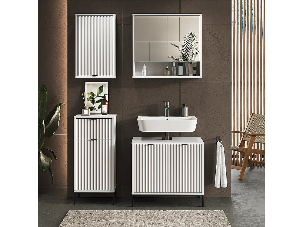 Cuarto de baño  blanco 40x22.1x65 eliza