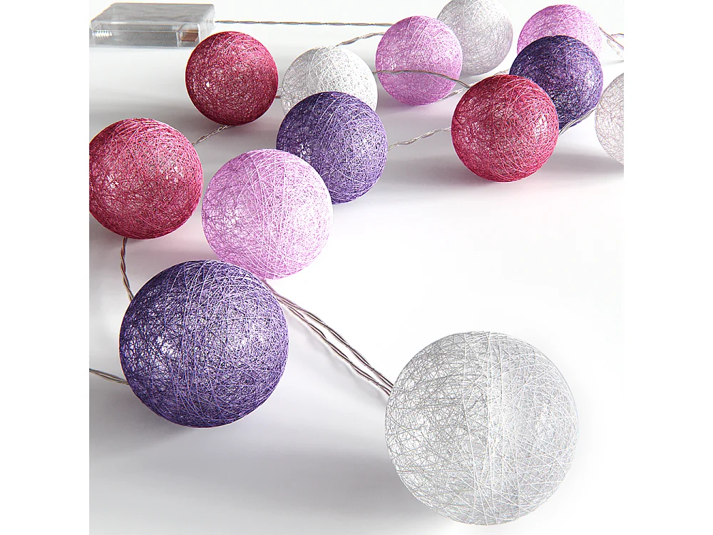 Łańcuch świetlny różowy 310x310x310