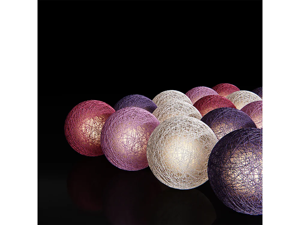 Schminktischbeleuchtung rosa 310x310x310