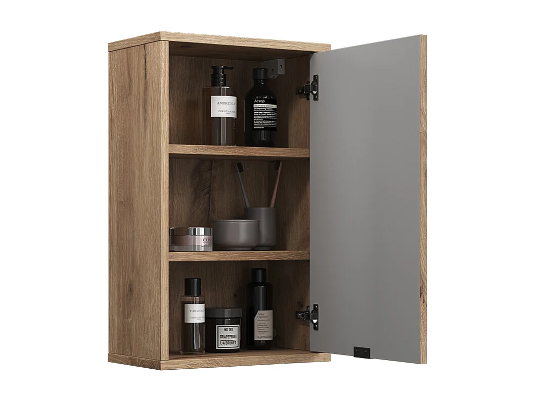 Mueble de baño roble vikingo 40x22.1x65 eliza