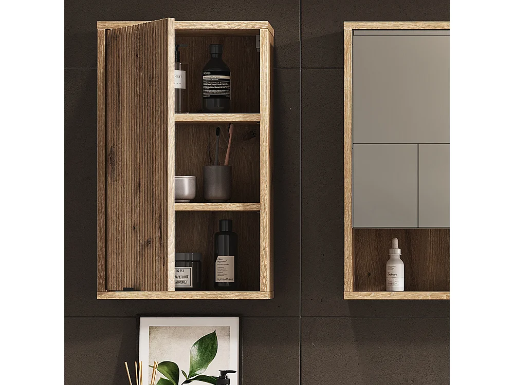 Meuble de salle de bain chêne viking 40x22.1x65 eliza