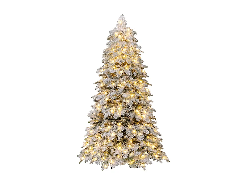 180 cm Künstlicher Weihnachtsbaum schneebedeckter Weihnachtsbaum vormontierter klappbarer Tannenbaum Grün