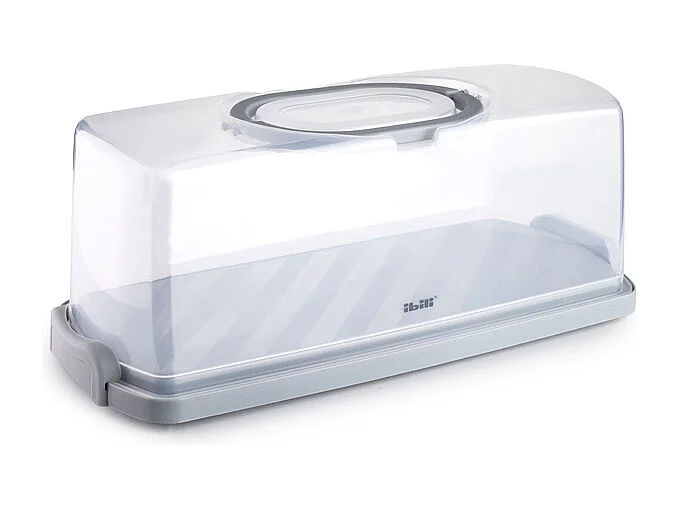 Porte gateaux rectangle 36x16x13,30 cm