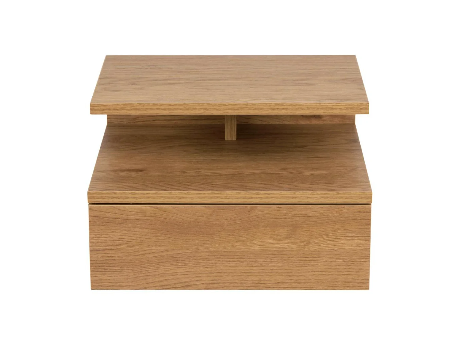 Chevet suspendu en bois 1 tiroir 1 niche - ASLAN