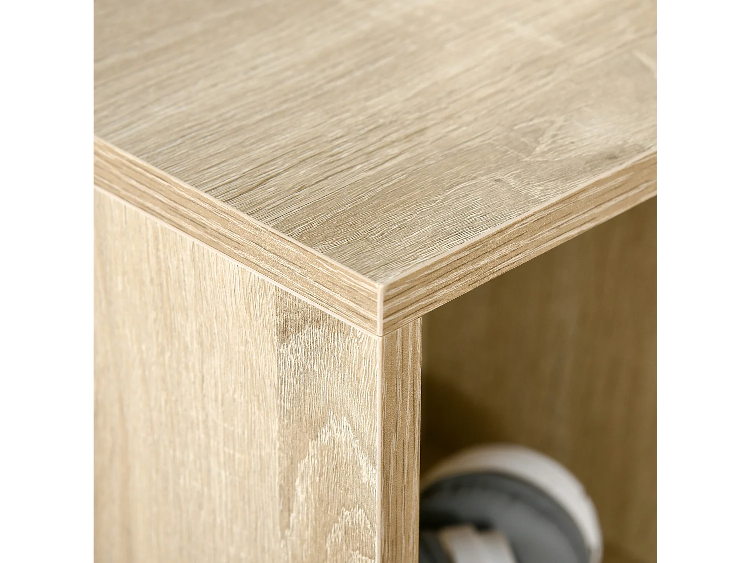 Bibliothèque étagère cube 7 compartiments 50l x 24P x 106H cm bois naturel