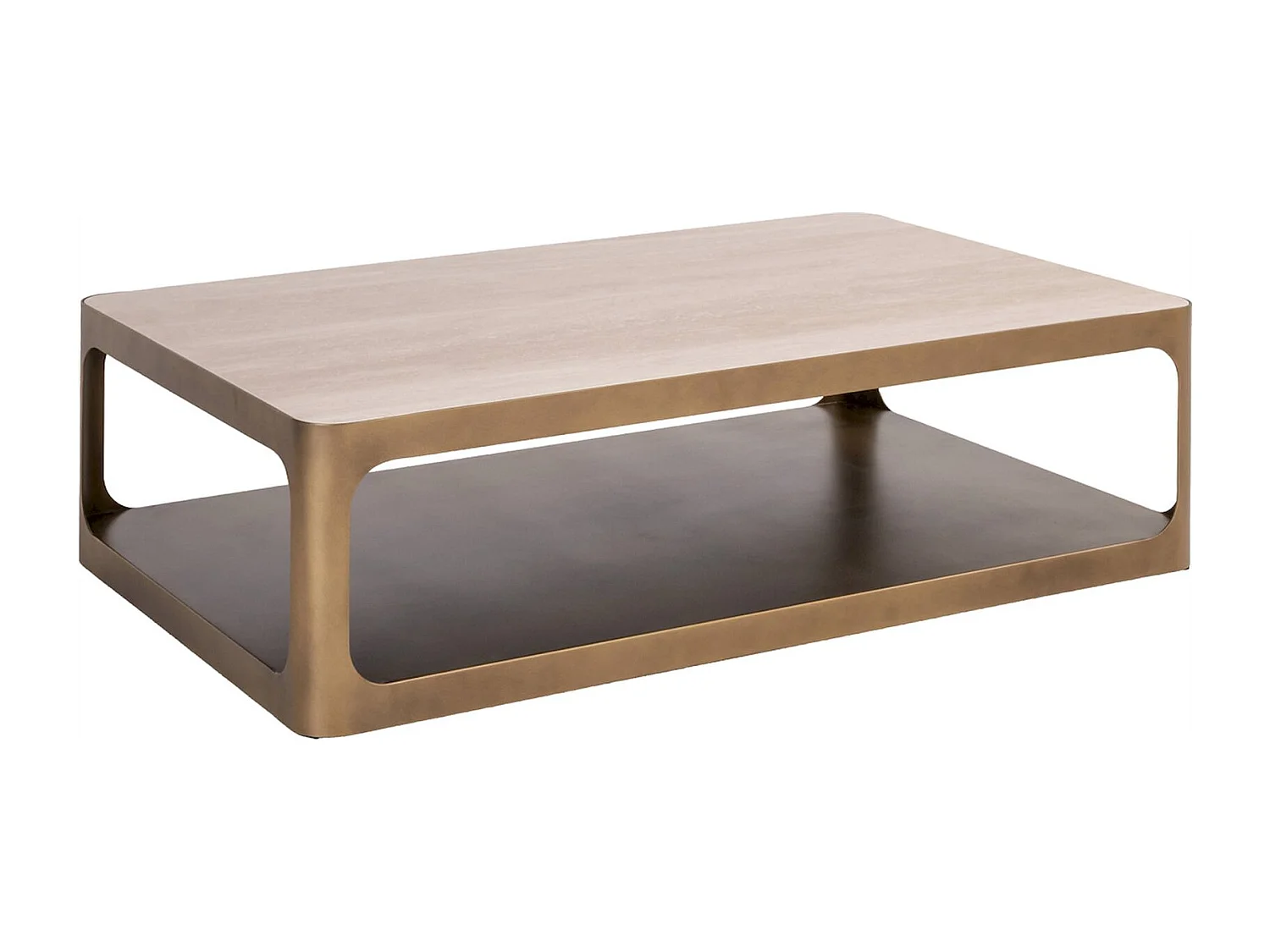 Table basse design plateau réversible céramique et verre noir