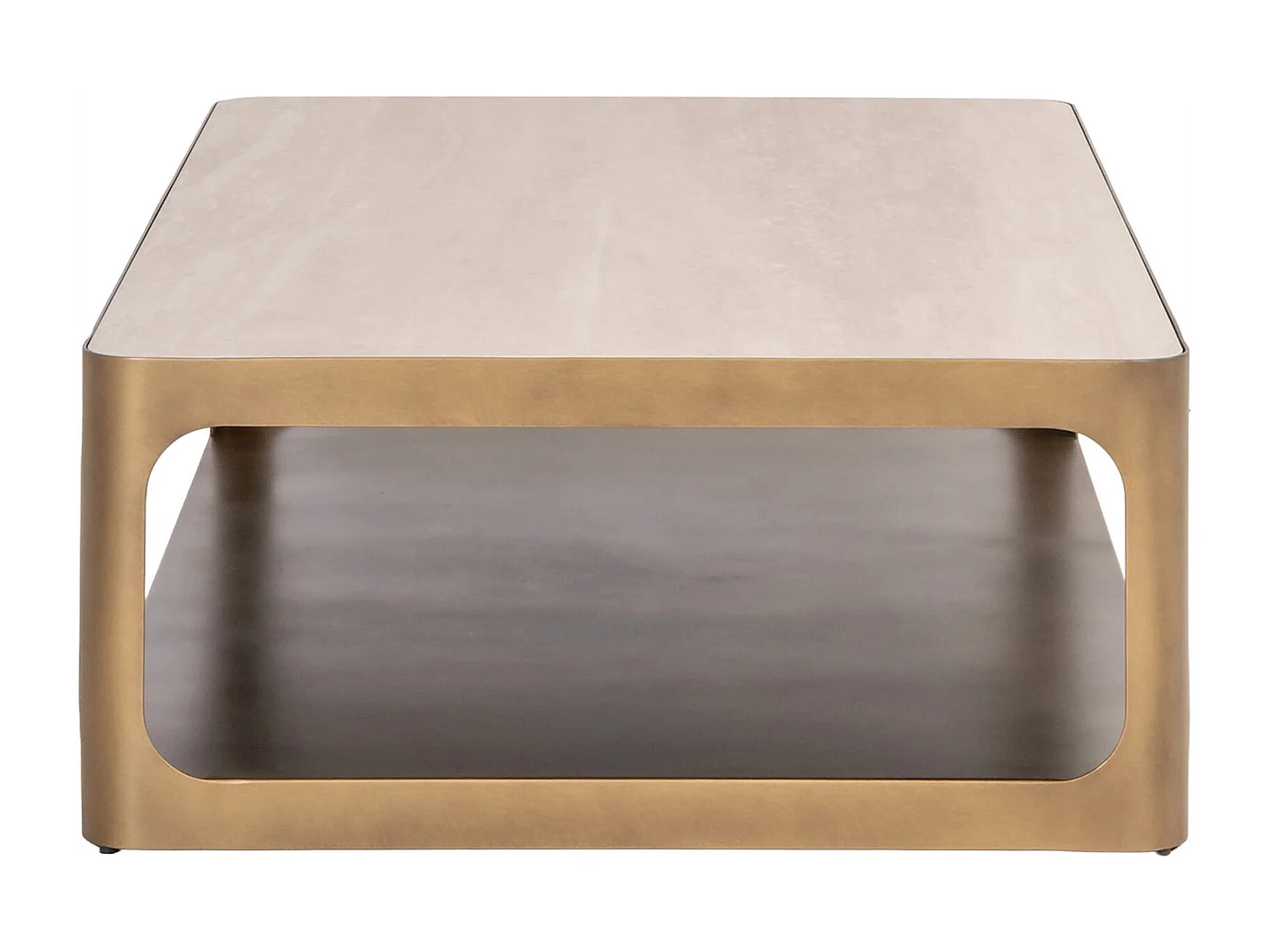 Table basse design plateau réversible céramique et verre noir